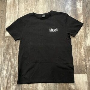 New Huel Women’s Black Short Sleeve Tee Size Large